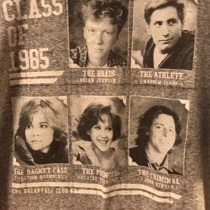 Gray Breakfast Club T-shirt